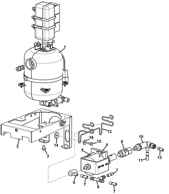 ESPRESSO boiler support