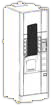 4 columns cups turret