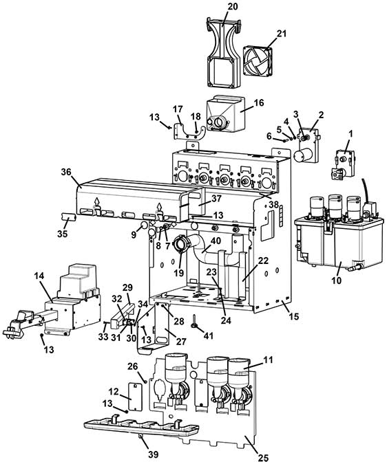 solubles dispenser H/5