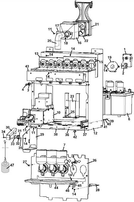 solubles dispenser H/7
